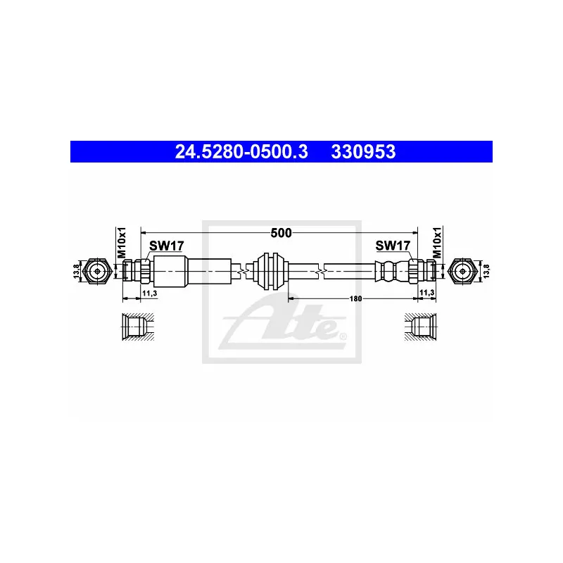 Flexible de frein ATE 24.5280-0500.3