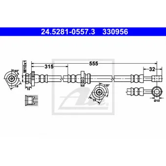 Flexible de frein ATE 24.5281-0557.3
