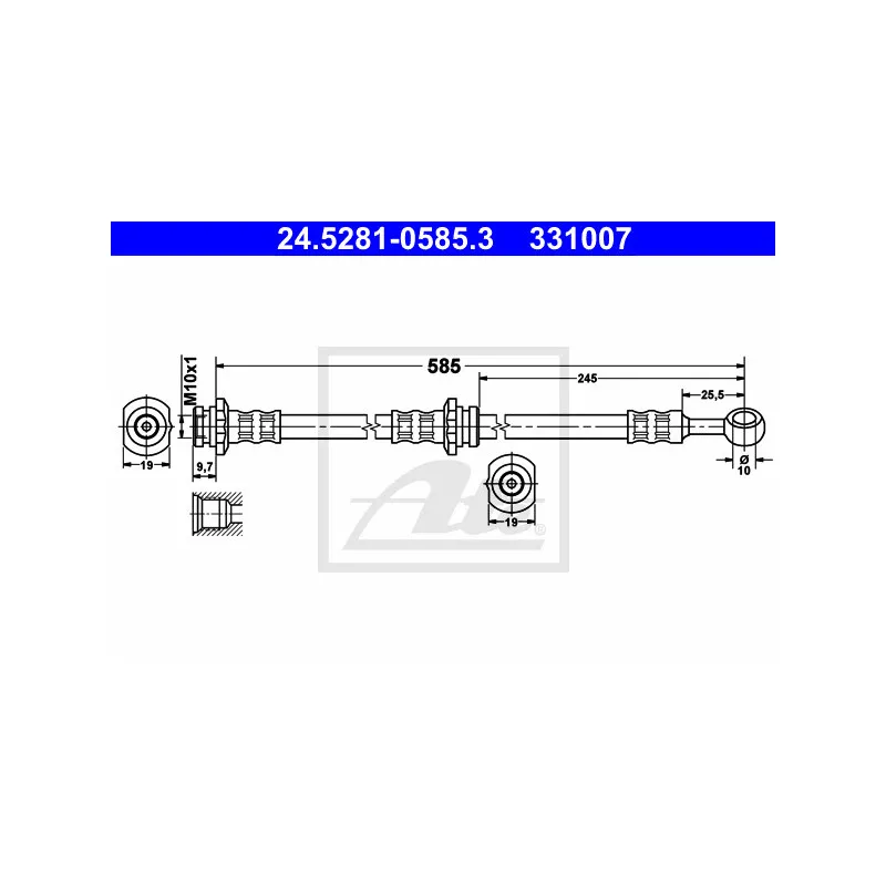 Flexible de frein ATE 24.5281-0585.3