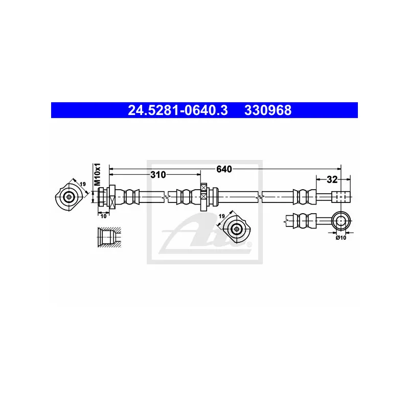 Flexible de frein ATE 24.5281-0640.3