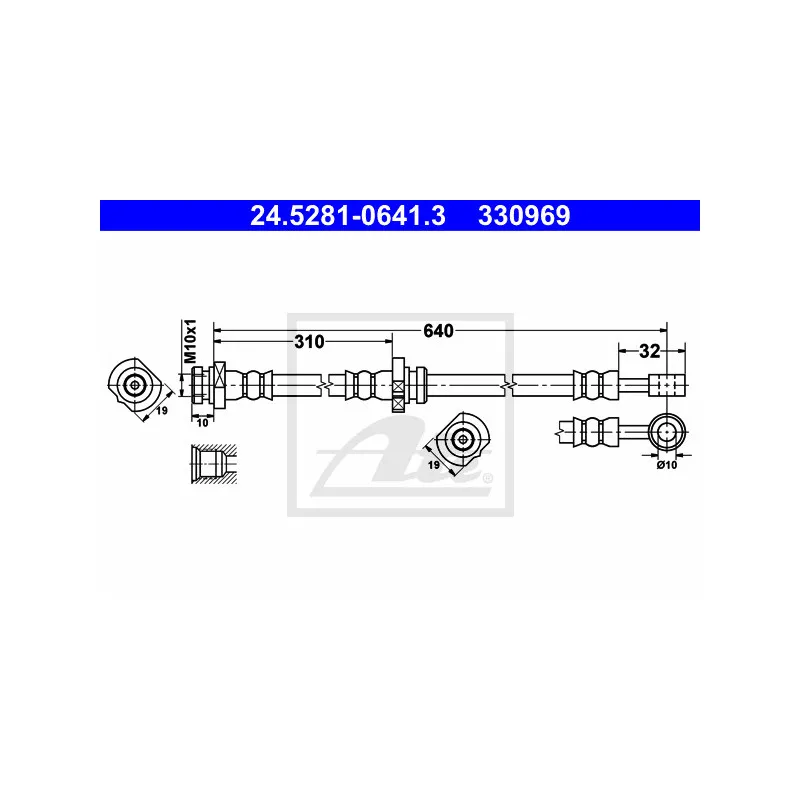 Flexible de frein ATE 24.5281-0641.3