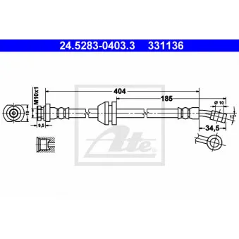 Flexible de frein ATE 24.5283-0403.3