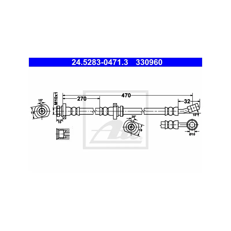Flexible de frein ATE 24.5283-0471.3
