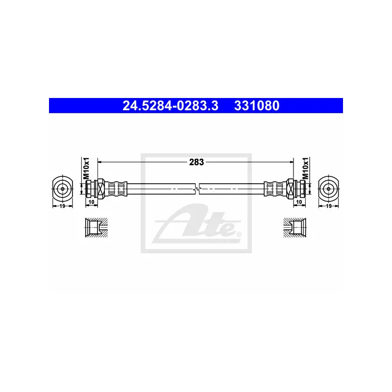 Flexible de frein ATE 24.5284-0283.3