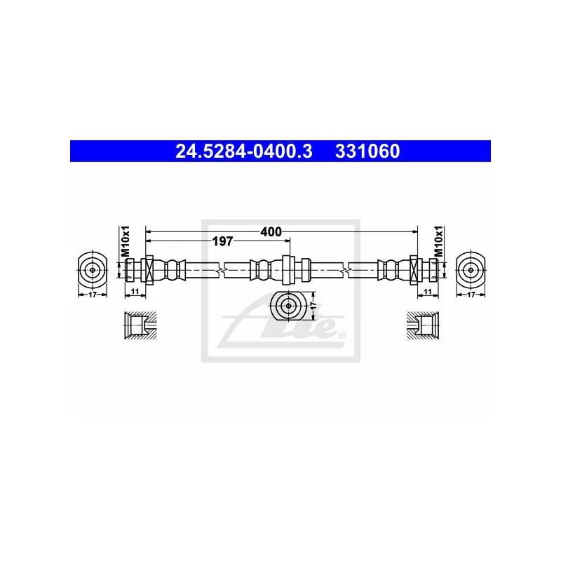 Flexible de frein ATE 24.5284-0400.3