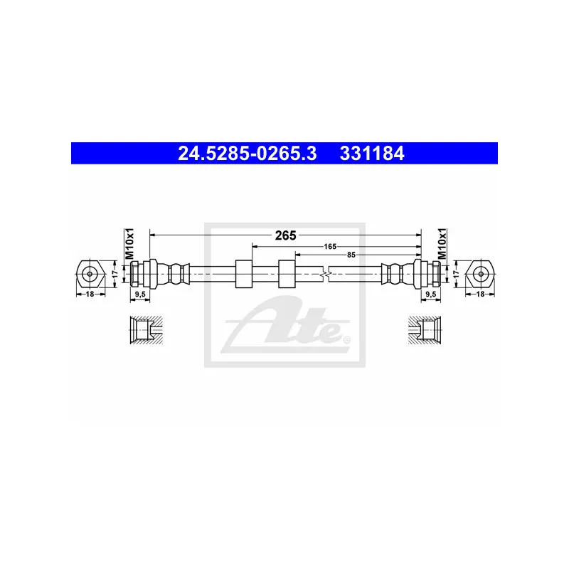 Flexible de frein ATE 24.5285-0265.3