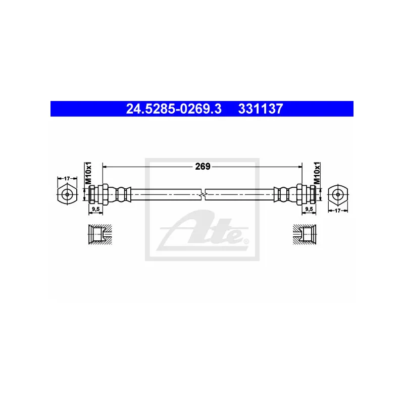Flexible de frein ATE 24.5285-0269.3