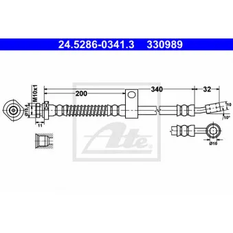 Flexible de frein ATE 24.5286-0341.3