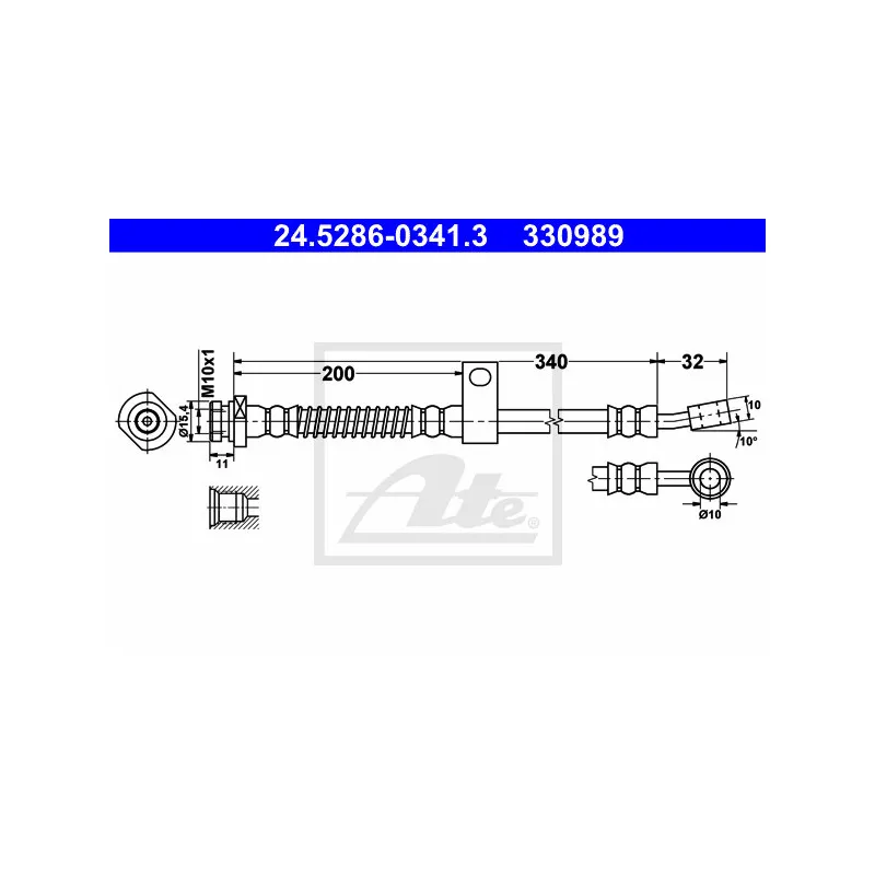 Flexible de frein ATE 24.5286-0341.3