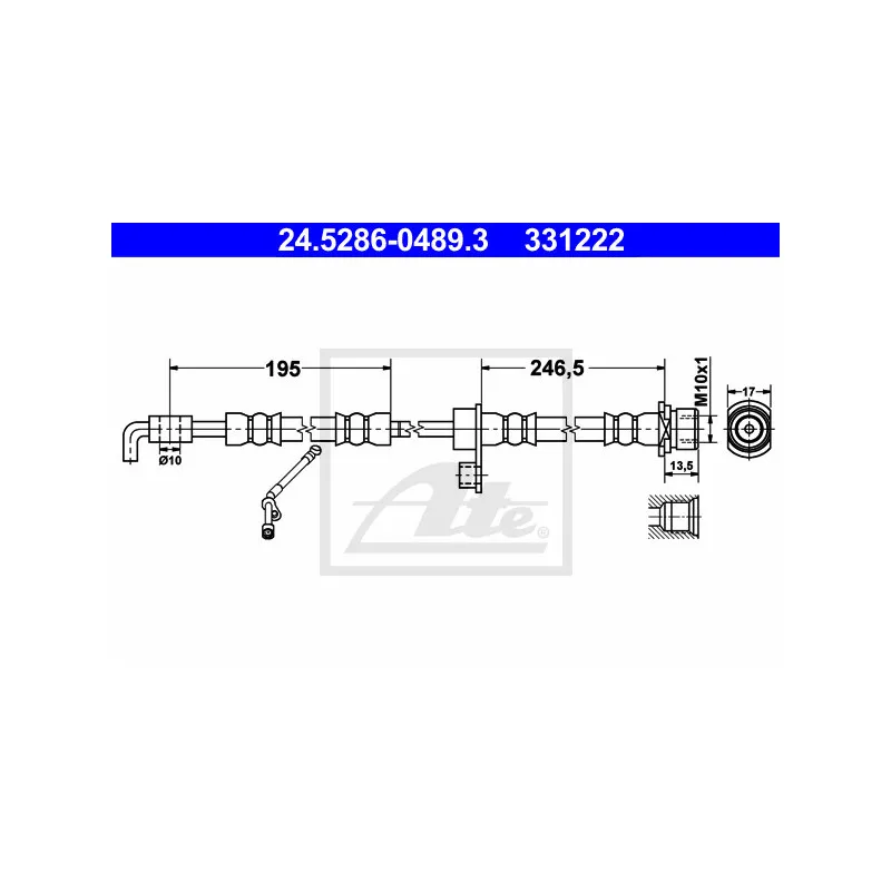 Flexible de frein ATE 24.5286-0489.3