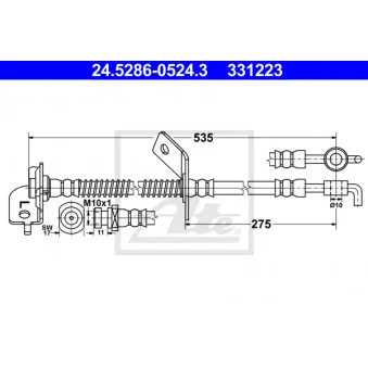 Flexible de frein ATE 24.5286-0524.3