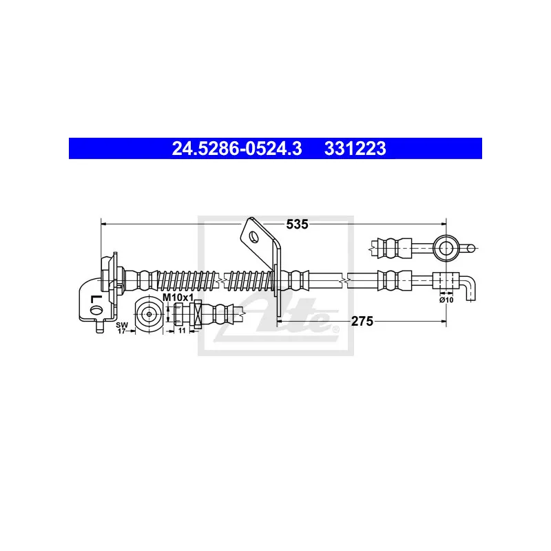 Flexible de frein ATE 24.5286-0524.3
