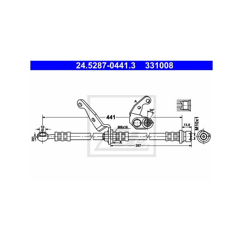 Flexible de frein ATE 24.5287-0441.3