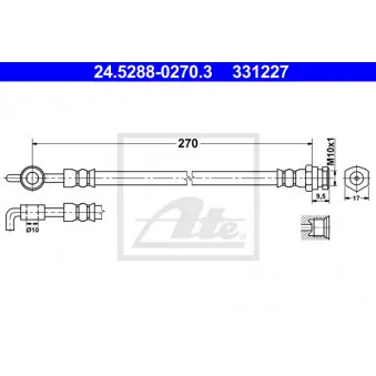 Flexible de frein ATE 24.5288-0270.3