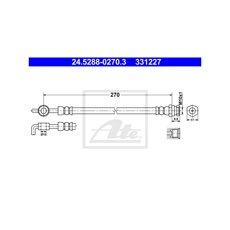 Flexible de frein ATE 24.5288-0270.3