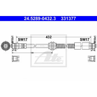 Flexible de frein ATE 24.5289-0432.3
