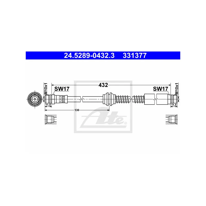 Flexible de frein ATE 24.5289-0432.3