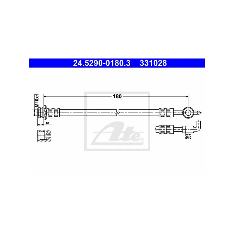Flexible de frein ATE 24.5290-0180.3