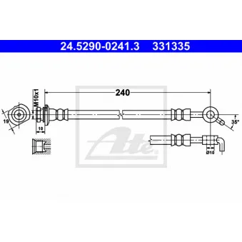 Flexible de frein ATE 24.5290-0241.3