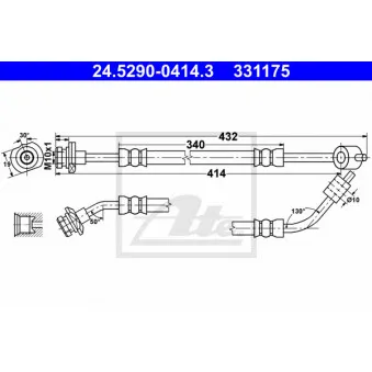 Flexible de frein ATE 24.5290-0414.3