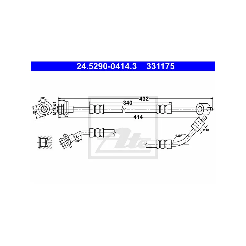 Flexible de frein ATE 24.5290-0414.3