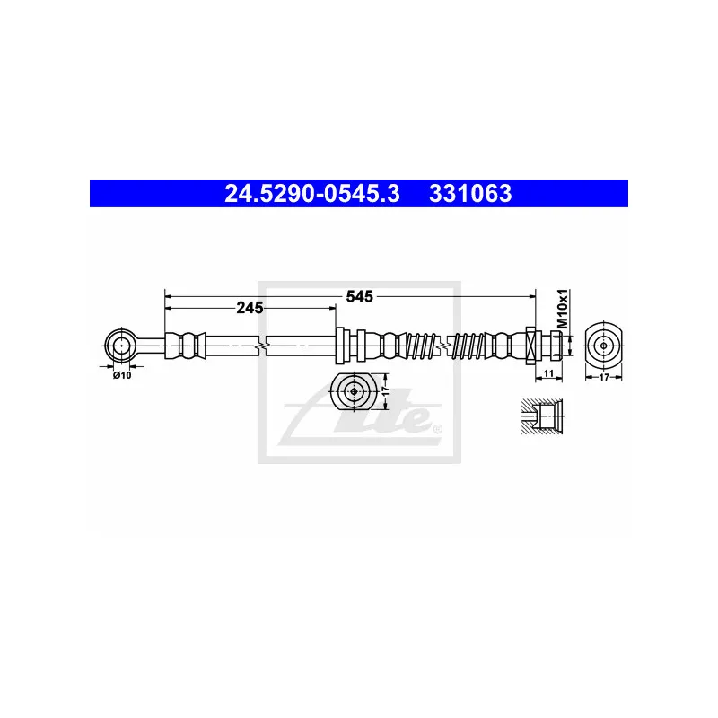 Flexible de frein ATE 24.5290-0545.3