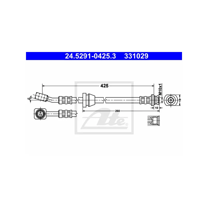 Flexible de frein ATE 24.5291-0425.3
