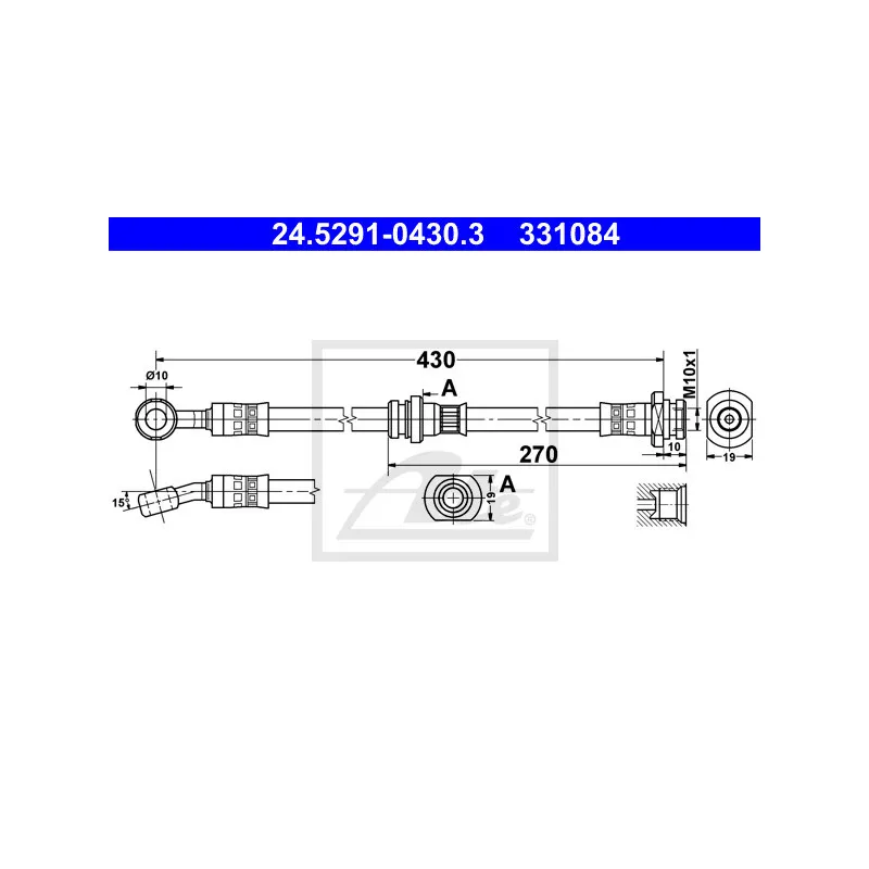 Flexible de frein ATE 24.5291-0430.3