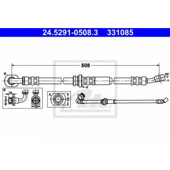Flexible de frein ATE 24.5291-0508.3