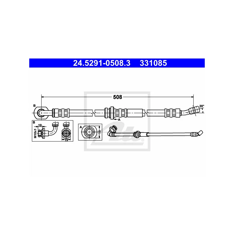 Flexible de frein ATE 24.5291-0508.3