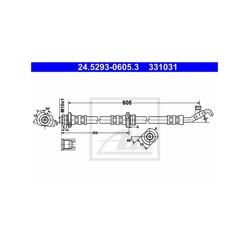 Flexible de frein ATE 24.5293-0605.3