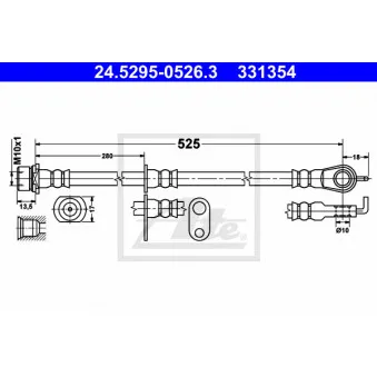 Flexible de frein ATE 24.5295-0526.3