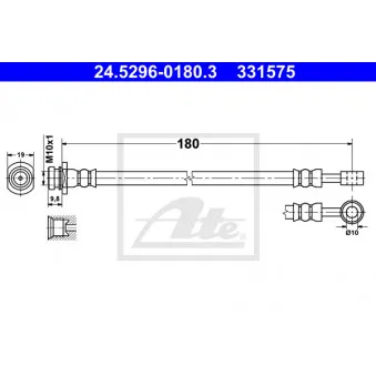 Flexible de frein ATE 24.5296-0180.3
