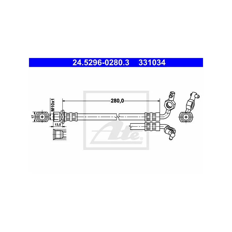Flexible de frein ATE 24.5296-0280.3