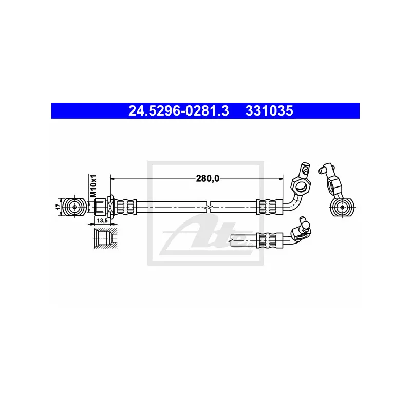 Flexible de frein ATE 24.5296-0281.3