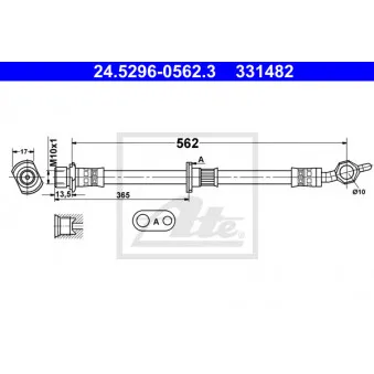 Flexible de frein ATE 24.5296-0562.3