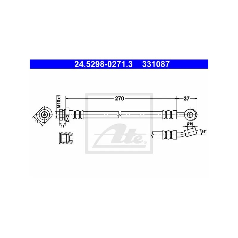 Flexible de frein ATE 24.5298-0271.3