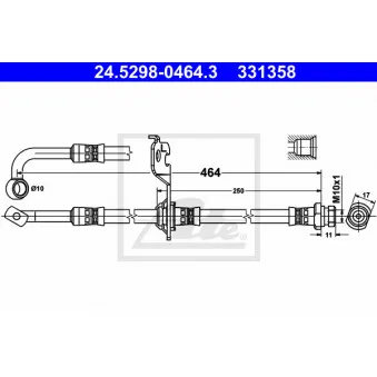 Flexible de frein ATE 24.5298-0464.3
