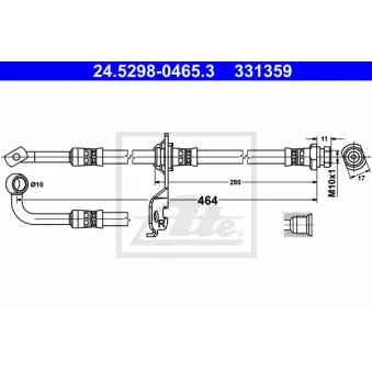 Flexible de frein ATE 24.5298-0465.3