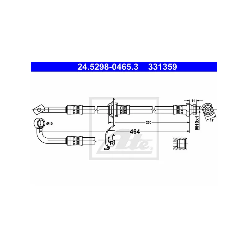 Flexible de frein ATE 24.5298-0465.3