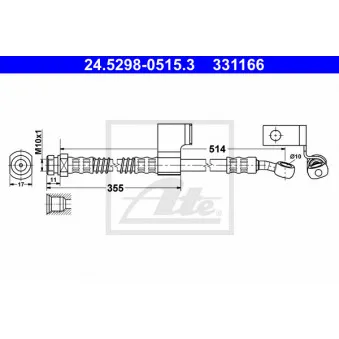 Flexible de frein ATE 24.5298-0515.3
