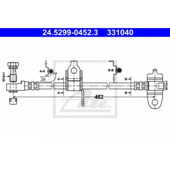 Flexible de frein ATE 24.5299-0452.3