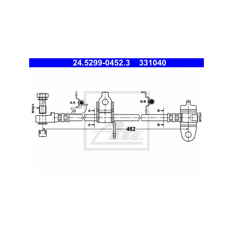 Flexible de frein ATE 24.5299-0452.3
