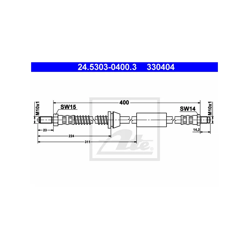 Flexible de frein ATE 24.5303-0400.3