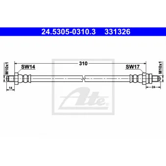 Flexible de frein ATE 24.5305-0310.3