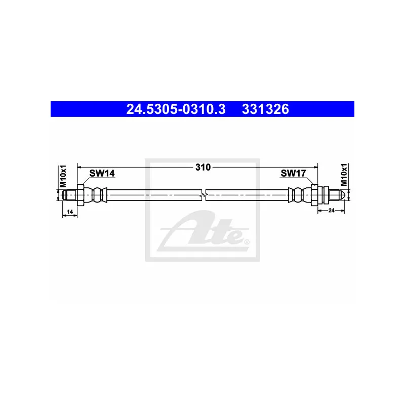 Flexible de frein ATE 24.5305-0310.3