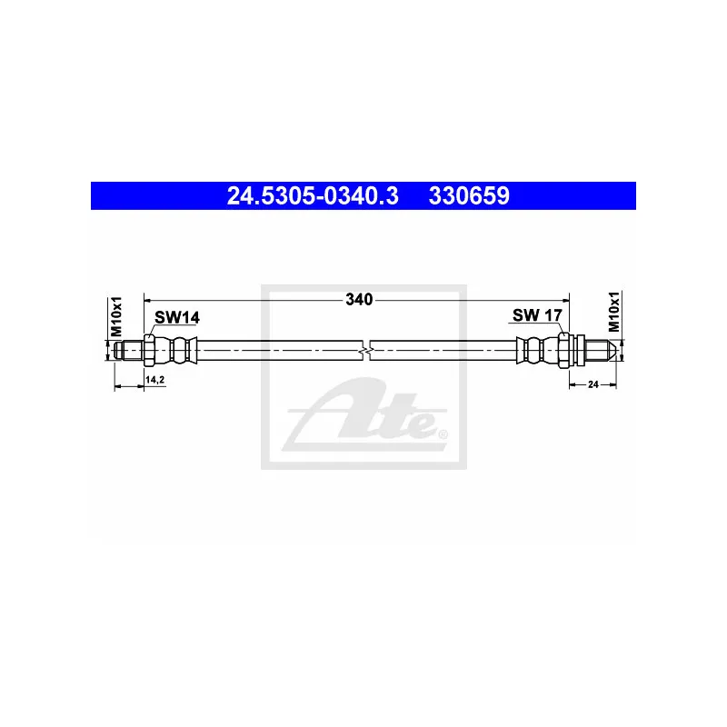 Flexible de frein ATE 24.5305-0340.3