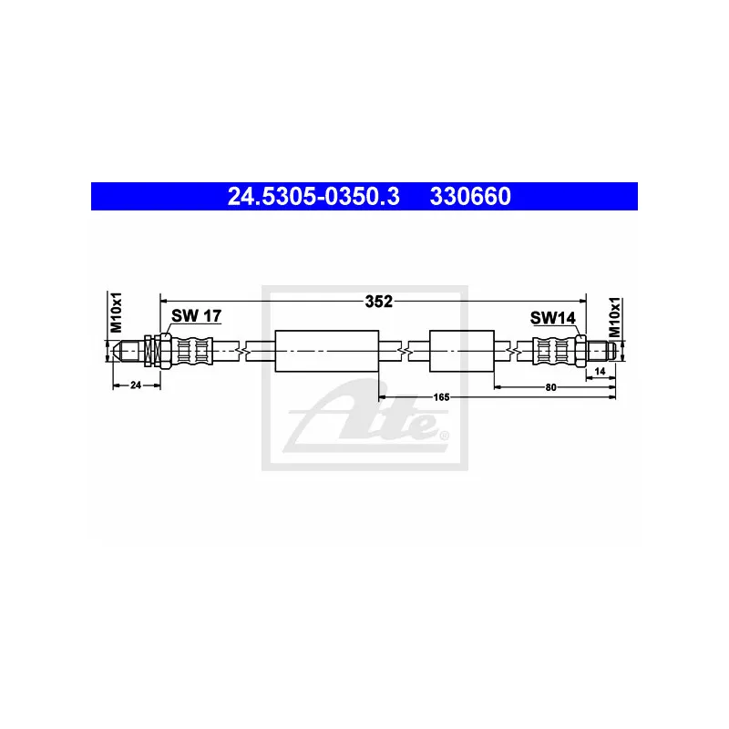 Flexible de frein ATE 24.5305-0350.3