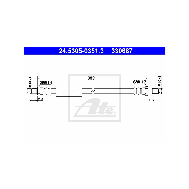 Flexible de frein ATE 24.5305-0351.3