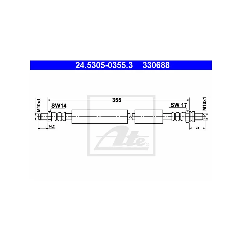 Flexible de frein ATE 24.5305-0355.3